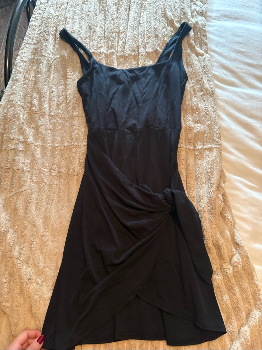 Aritzia Wilfred wrap around dress